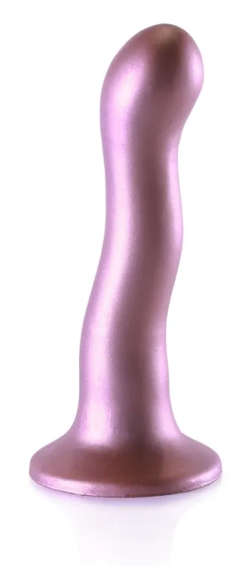 Plug en silicone CURVY G-SPOT 17 x 3.5cm Rose