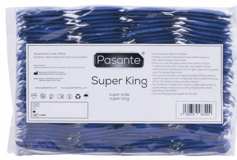 Pasante Préservatifs XXL SUPER KING 69mm x144