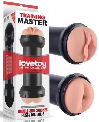 Masturbateur DOUBLE SIDE Vagin - Anus