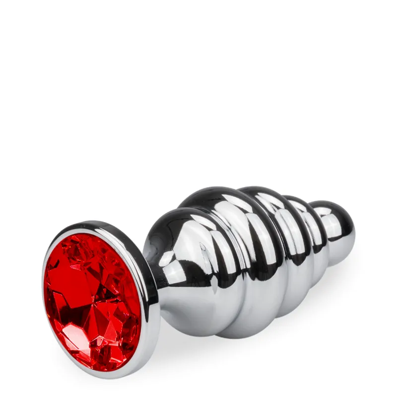 Bijou anal rosebud torsadé L - 8 coloris