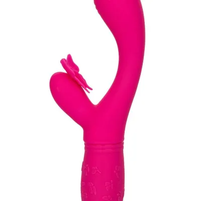Vibromasseur Butterfly Kiss Flutter Rose - CalExotics