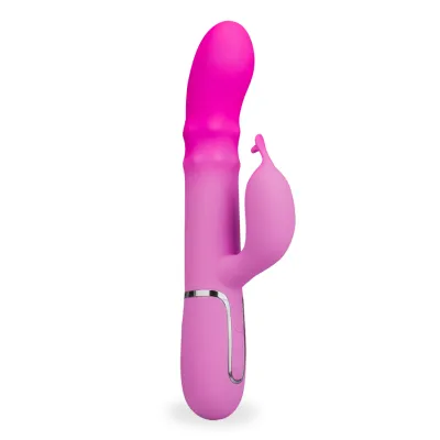 Vibromasseur rabbit billes rotatives et va-et-vient Begonia