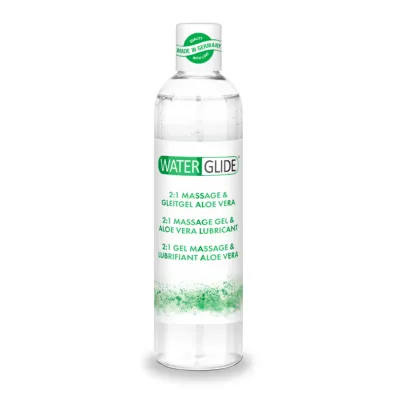 2 en 1 Gel de massage et lubrifiant Aloe Vera