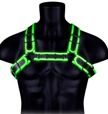 Harnais phosphorescent GLOW BUCKLE Noir