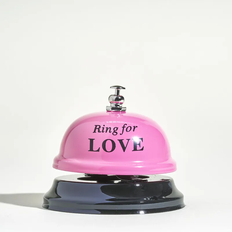 Sonnette de comptoir Ring For Love -  Rose
