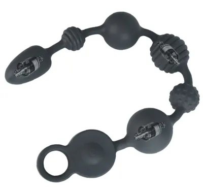 Boules anales vibrantes BEADS VIBES S 28 x 3.5cm