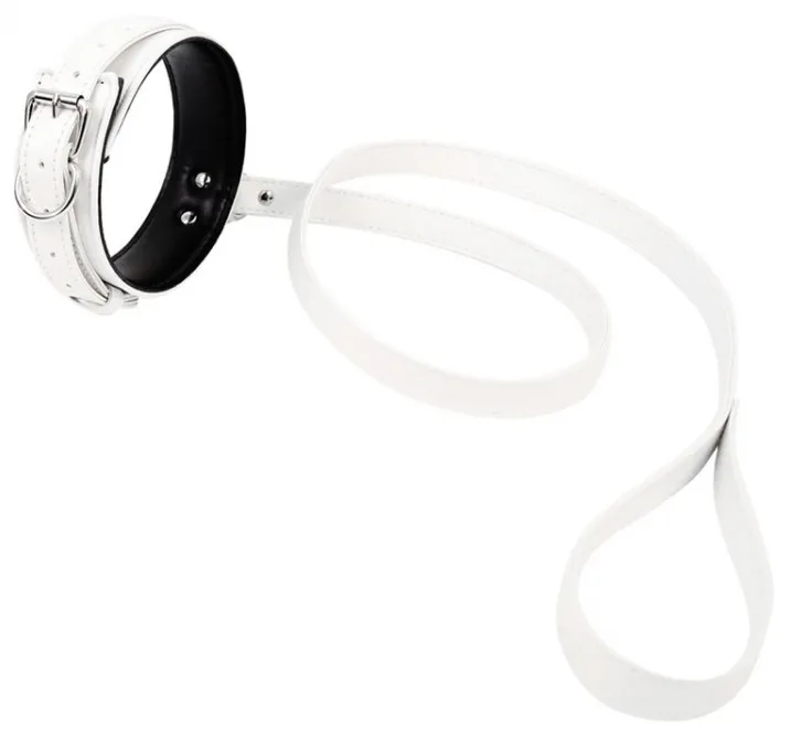 Collier Laisse LIGHTY Blanc