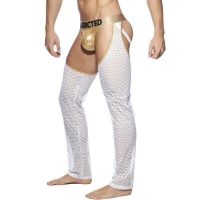 Addicted JOCK PANTS Doré-Blanc