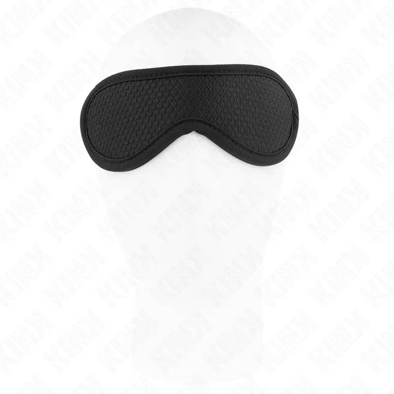 Bandage texturé écailles bord recouvert noir 20x7 cm - Kink
