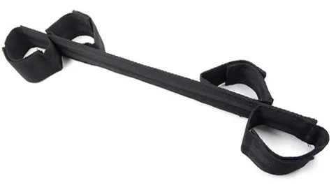 Barre plate avec 4 Menottes Scratch 45 cm