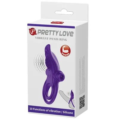 Anneau Pénien Vibrant Pretty Love Violet - Pretty Love