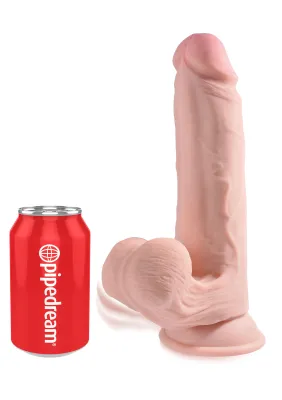 Gode réaliste 3D COCK SWINGING BALLS 19 x 5.2 cm