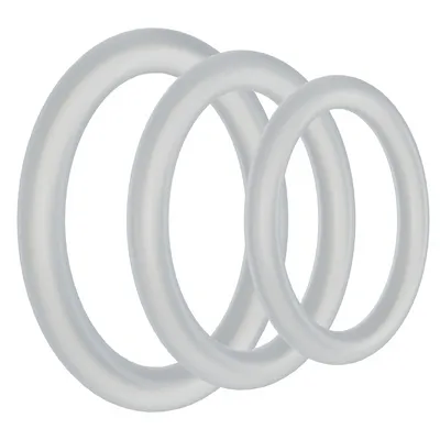 Lot de 3 Anneaux TRI-PACK GASKET Transparents