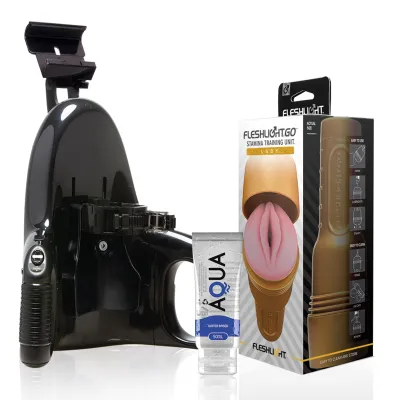 Pack Masturbateur Automatique + Vagin Go Training Unit + Lubrifiant