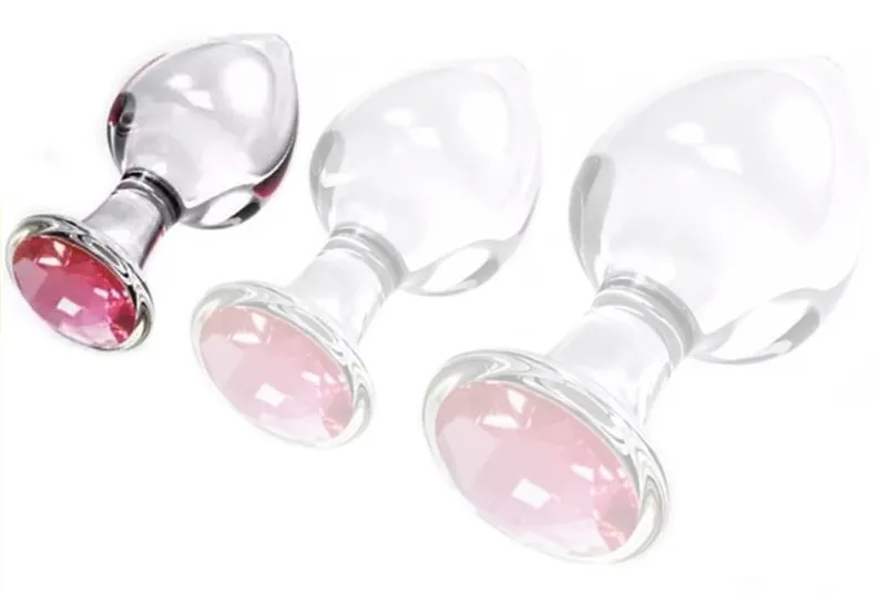Plug Bijou en Verre DIAMOND GLASSY S 6.5 x 2.7cm