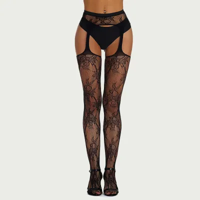 Collants ouverts Flower OhYeah - Taille unique