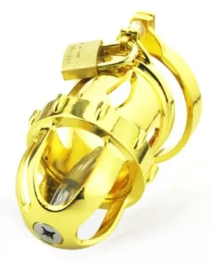 Cage de chasteté avec Tige d'urètre KINGER 7 x 3.4 cm - Tige 4.5 cm