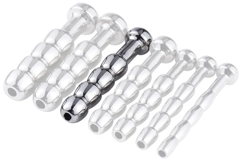 Plug d'urètre percé COCK TOP XXL 4.5cm - Diamètre 9mm