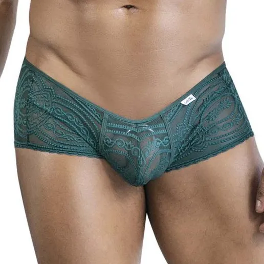 CandyMan Shorty sexy en dentelle ORKOS Vert