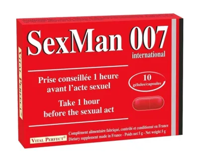 Stimulant SexMan 007 10 gélules