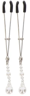 Pince-tétons TWEEZERS PEARLS Taboom Argentées