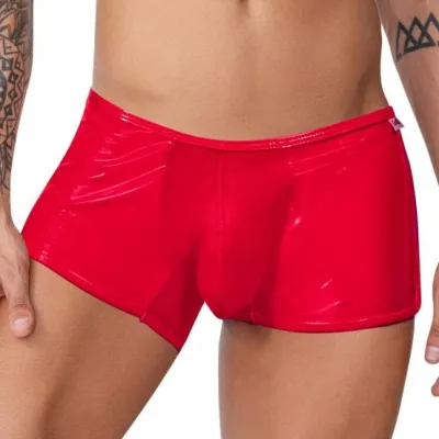 Boxer Effet Mouillé ARURU Rouge
