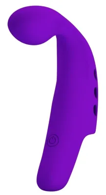 Gaine de Doigt Vibrante GORGON Pretty Love 10.5 x 2cm Violet