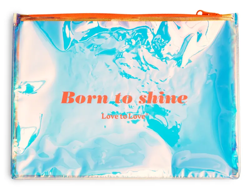 Pochette de rangement pour sextoys BORN TO SHINE Zip Orange