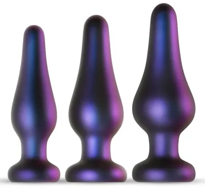 Lot de 3 plugs en silicone COMETS Hueman