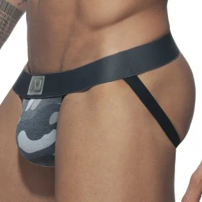 Addicted Jockstrap WASHED CAMO Gris