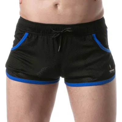 Short en mesh LOADED Noir-Bleu