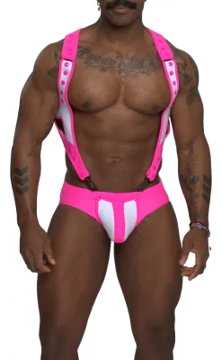 Sparta's Harness Body Slip NETTUNO Sparta's Harness Rose Neon