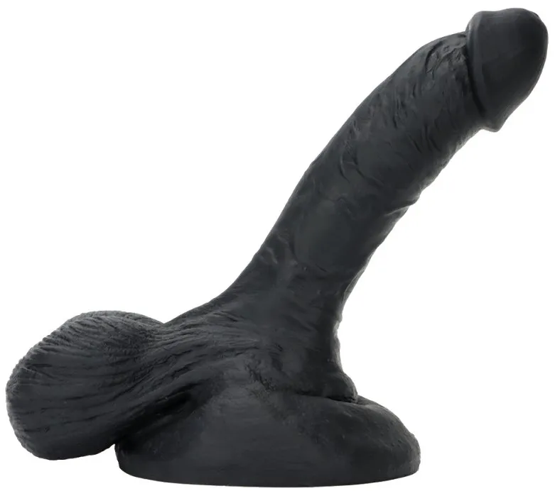 Gode en silicone BIGBAL 14 x 4cm Noir