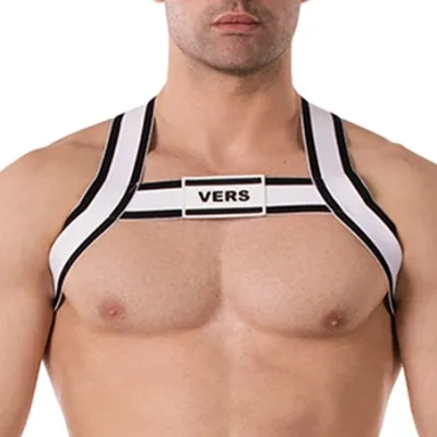 Barcode Berlin Harnais élastique VERS Noir-Blanc