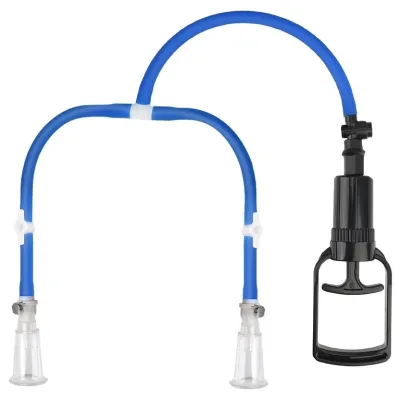 Pompe pour tétons LUV ENHANCE Double Cup Bleu