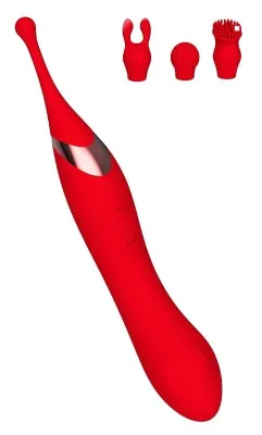 Stimulateur de clitoris ONAX Double Pulse Rouge