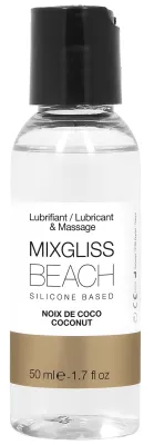 Lubrifiant Silicone MIXGLISS Beach - Noix de Coco 50ml