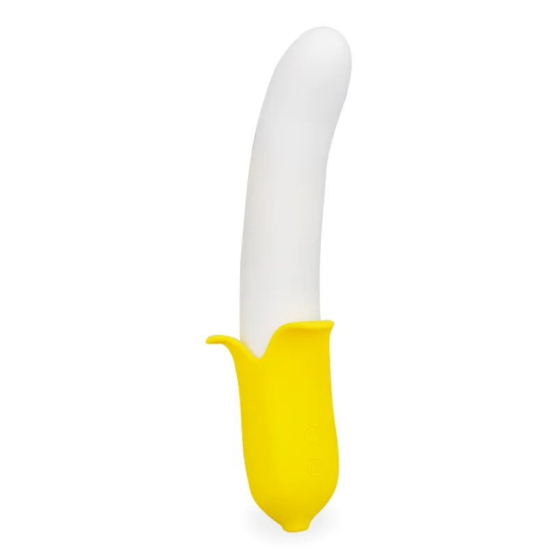 Vibromasseur va-et-vient en silicone Banana