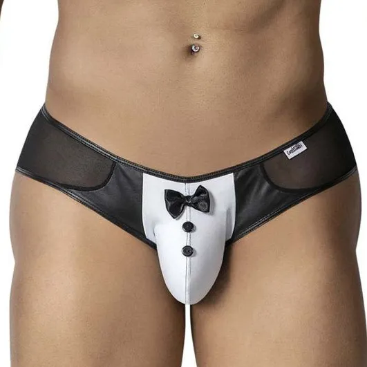 CandyMan Slip sexy NESTHOR Noir-Blanc