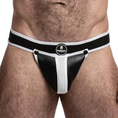 Sparta's Harness Jockstrap Néoprène SHELL Noir-Blanc