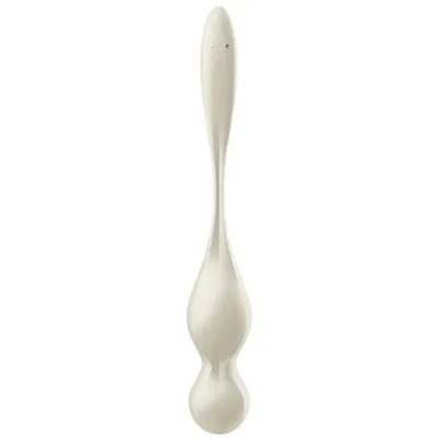 Boules de Geisha Vibrantes Love Birds 1 Blanc - Satisfyer