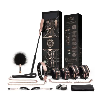 Rosy Gold – Ensemble BDSM 9 pièces -