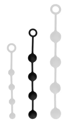Boules anales CHAPBALLS Medium 35 x 3.8cm Noires