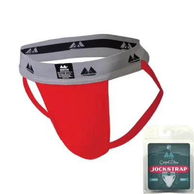 MM Edition Jockstrap Jockstrap Original Waist 2 Band Rouge