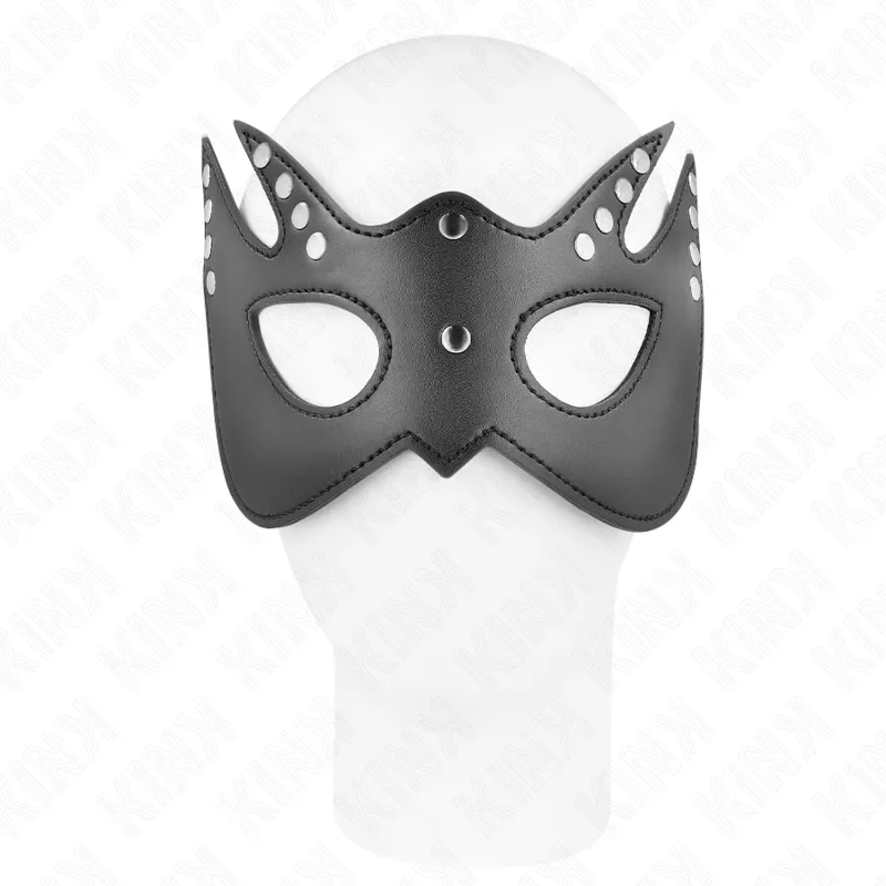 Masque de chauve-souris avec rivets 23x15 cm - Kink
