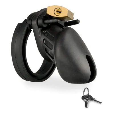 Cage à pénis en silicone et 5 anneaux Medusa