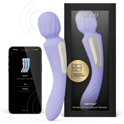 Wand 2-en-1 Switch de Lelo - 8,3 cm Violet
