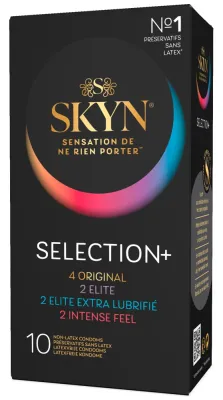 Pack Préservatifs SKYN SELECTION+ x10