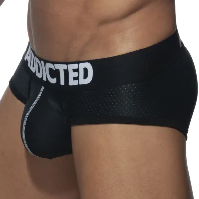 Addicted Slip PUSH UP MESH Noir