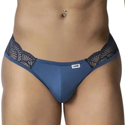 CandyMan Jockstrap avec dentelle VESTUDO Bleu marine